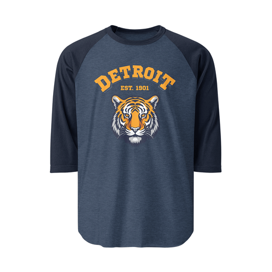 Detroit Tigers 1901 - 3/4 Sleeve Raglan Shirt