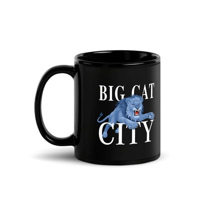 "Big Cat City" Lion Jump - Ceramic Mug