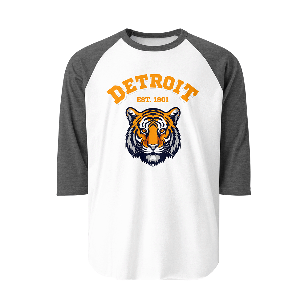 Detroit Tigers 1901 - 3/4 Sleeve Raglan Shirt