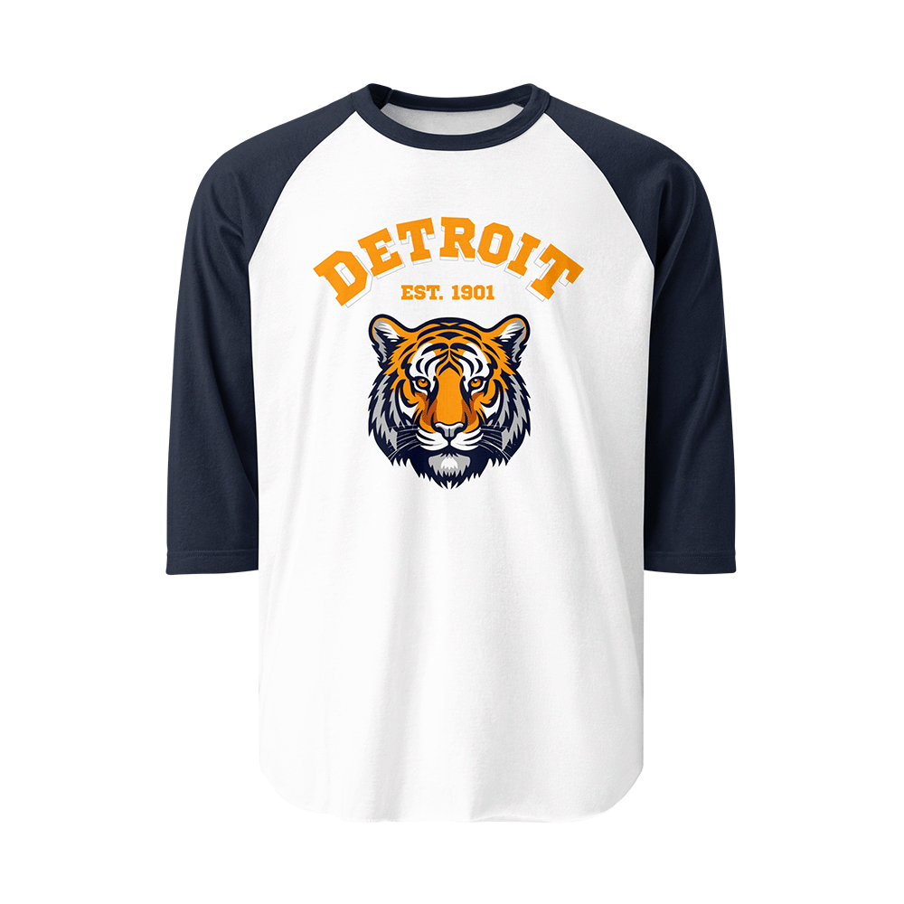 Detroit Tigers 1901 - 3/4 Sleeve Raglan Shirt