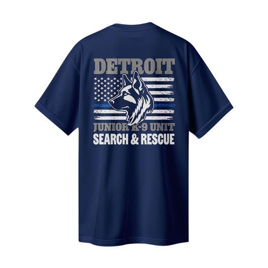 Detroit Junior K-9 Unit Search & Rescue Thin Blue Line - Kids