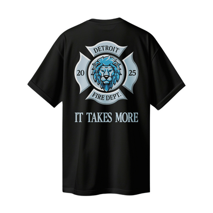 Detroit Fire Maltese Cross "It Takes More"