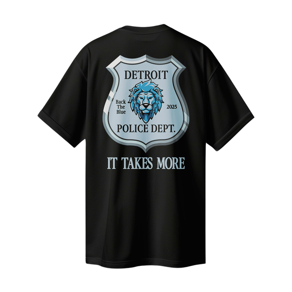 Detroit Police "It Takes More" Badge - Kids