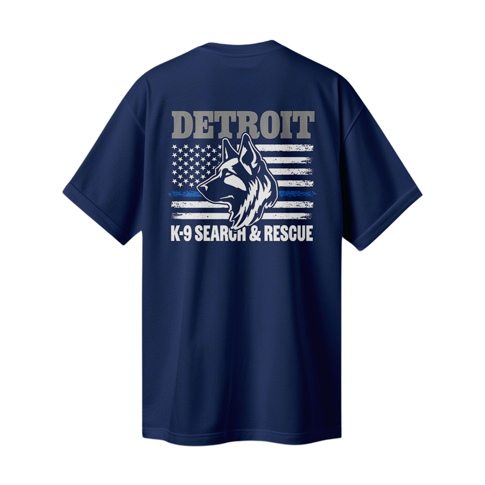 Detroit K-9 Unit Search & Rescue Thin Blue Line