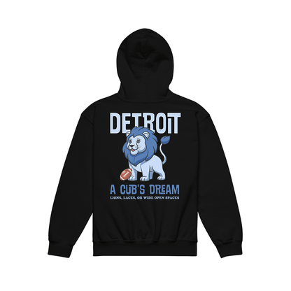 Detroit Lion "A Cub's Dream" - Kids Hoodie