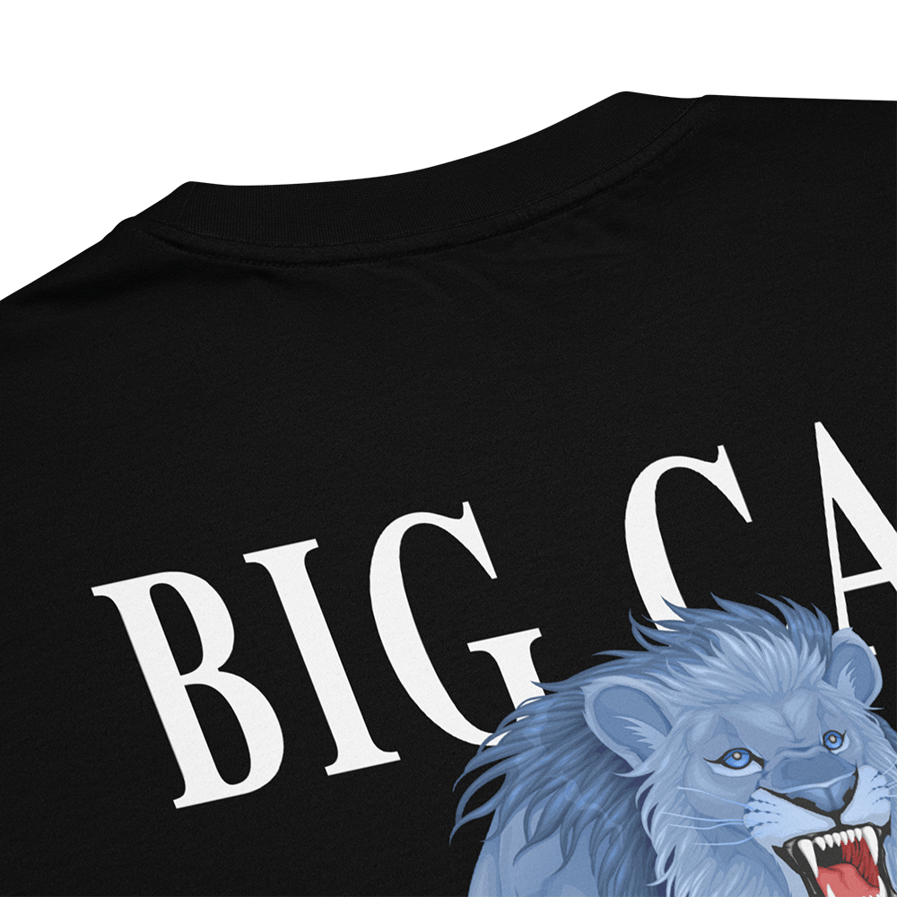 "Big Cat City" Lion Jump - Oversized Heavyweight Tee