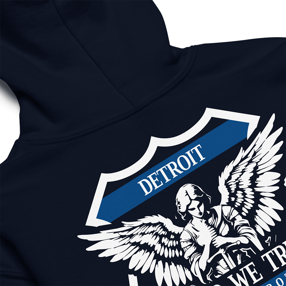 St. Michael "Serve & Protect" / "In God We Trust" Badge - Kids Hoodie