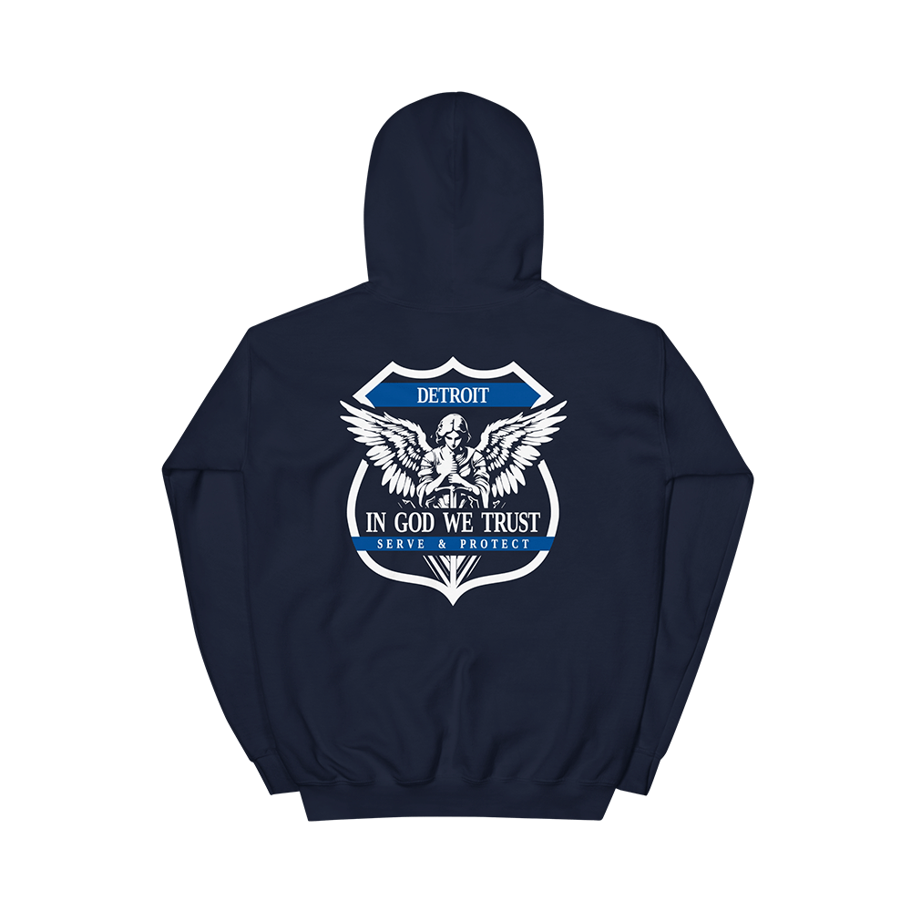 St. Michael "Serve & Protect" / "In God We Trust" Badge - Hoodie