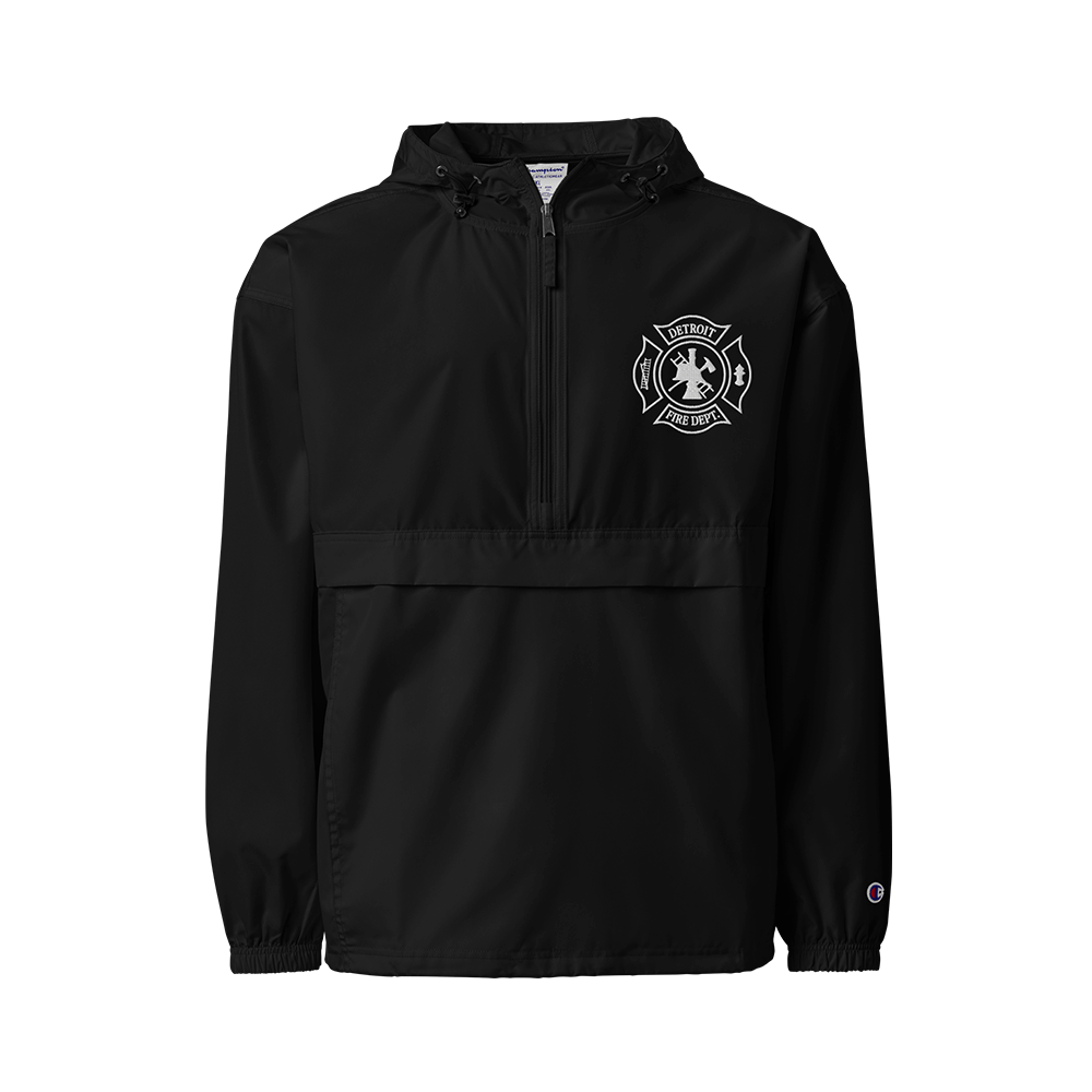 Detroit Fire Maltese Cross - Packable Champion Jacket