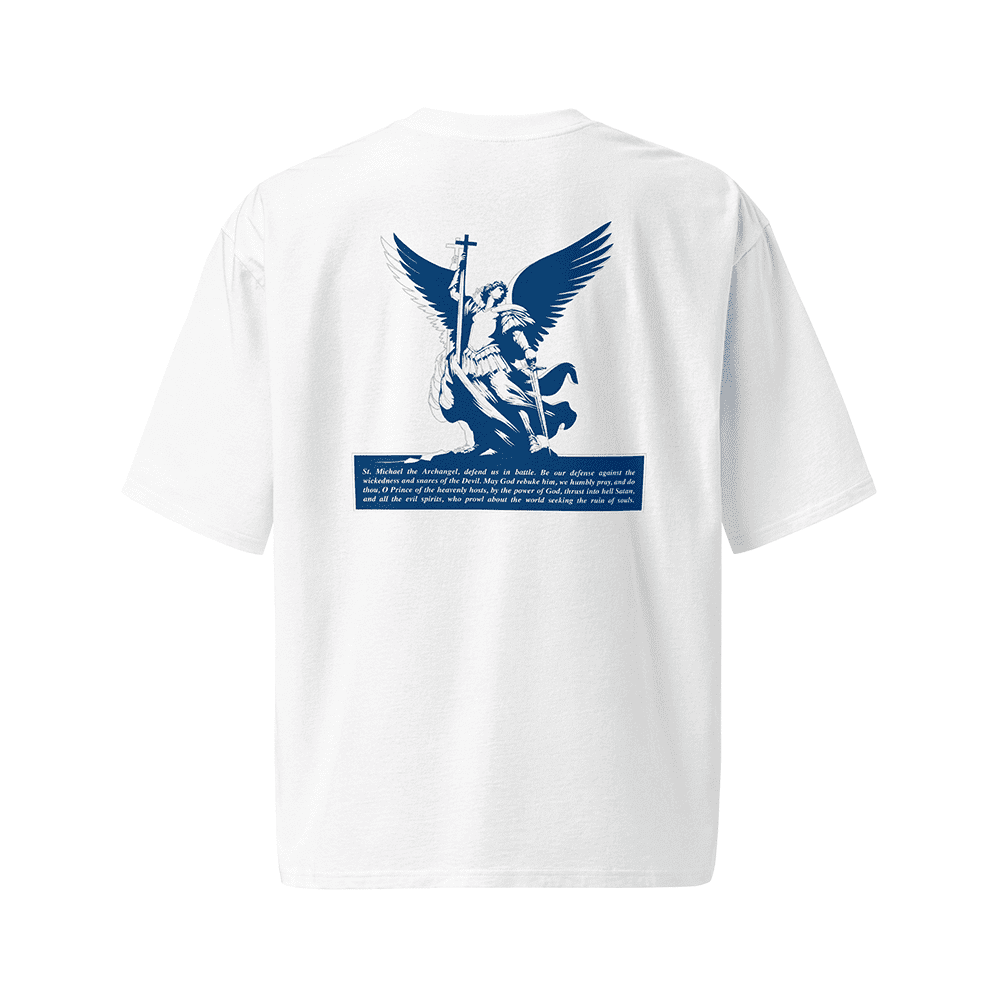 St. Michael the Archangel - Oversized Heavyweight Tee