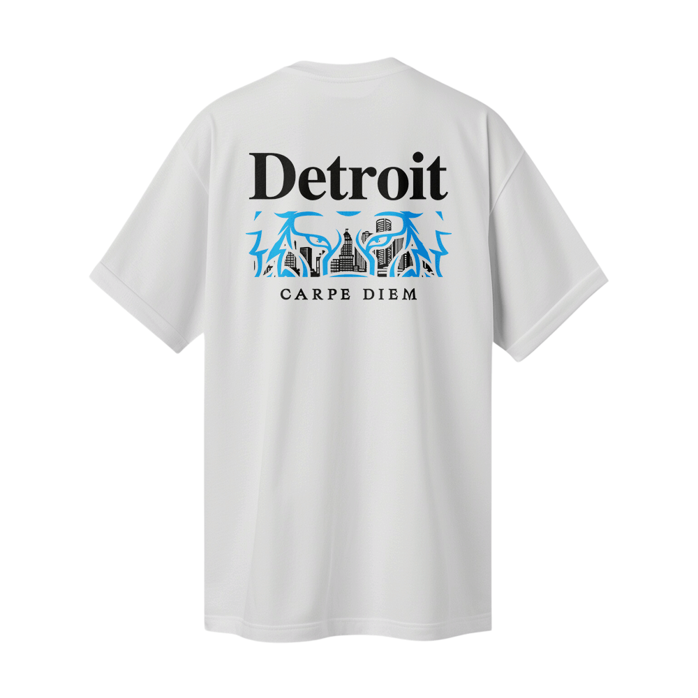 "Carpe Diem" Detroit Lion Skyline